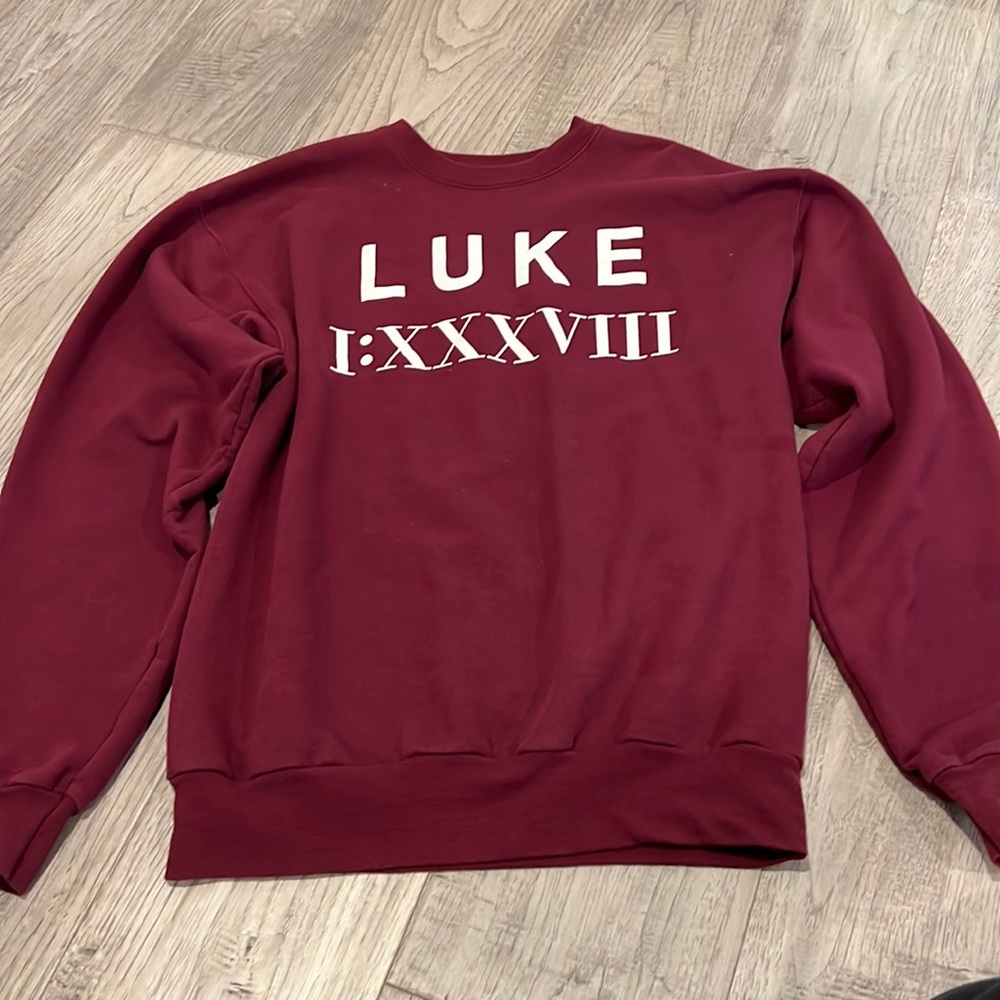 Luke 1:38 sweater